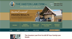 Desktop Screenshot of hastonlaw.com