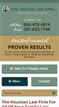Mobile Screenshot of hastonlaw.com